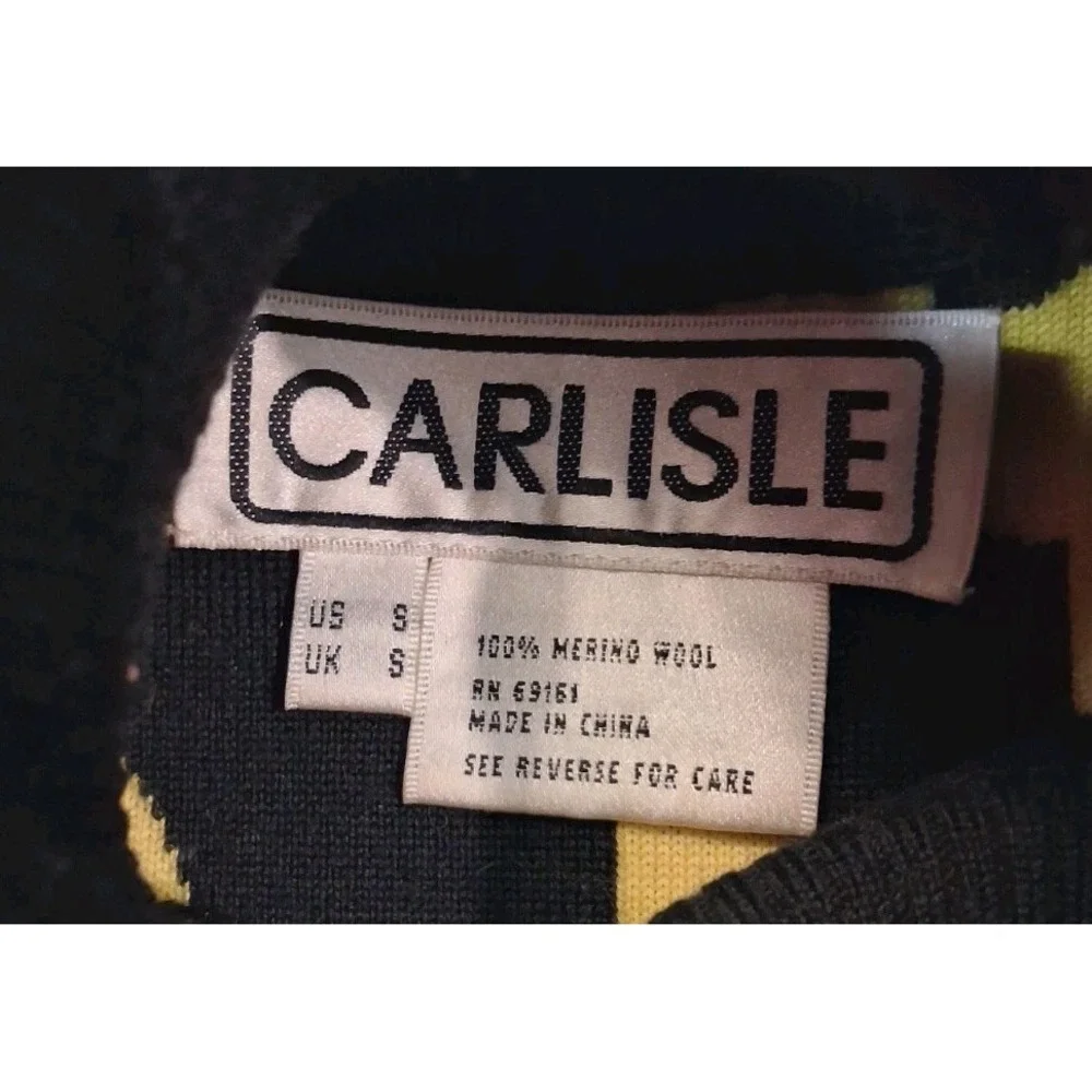 Carlisle 2 Piece 100% Merino Wool Size Small Long Cardigan & Top - Picture 14 of 16